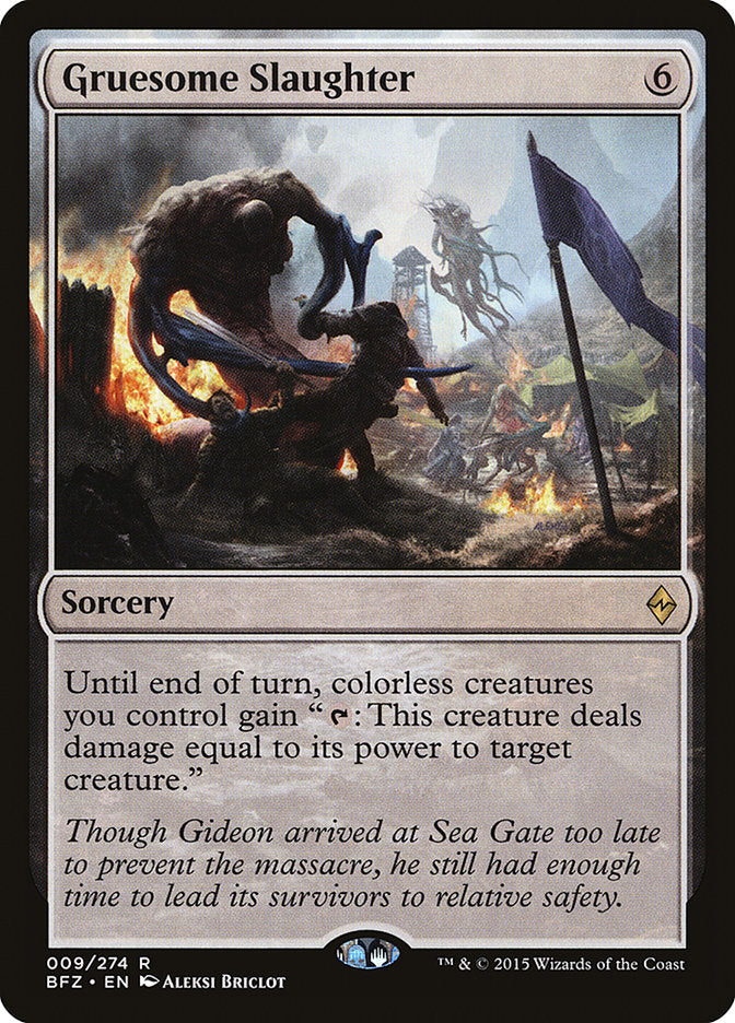 Gruesome Slaughter [Battle for Zendikar] | Gate City Games LLC