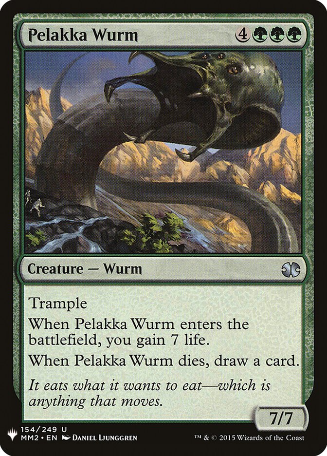 Pelakka Wurm [Mystery Booster] | Gate City Games LLC