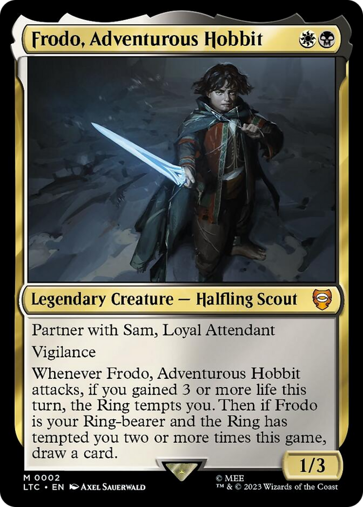 Frodo, Adventurous Hobbit [The Lord of the Rings: Tales of Middle-Earth Commander] | Gate City Games LLC