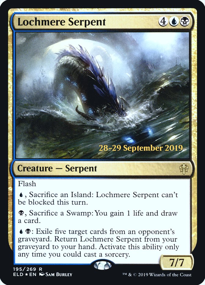 Lochmere Serpent [Throne of Eldraine Prerelease Promos] | Gate City Games LLC