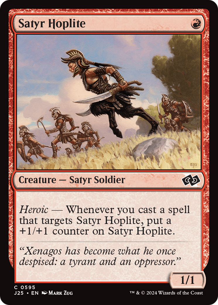 Satyr Hoplite [Foundations Jumpstart] | Gate City Games LLC