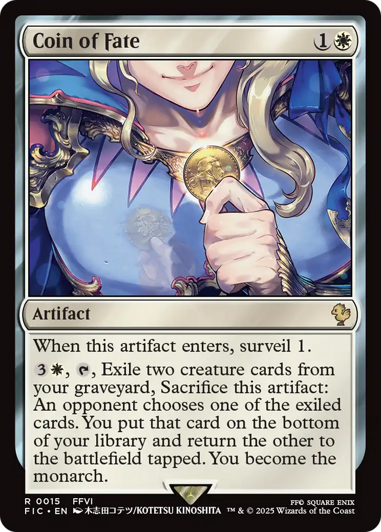 Coin of Fate [FINAL FANTASY Commander] | Gate City Games LLC
