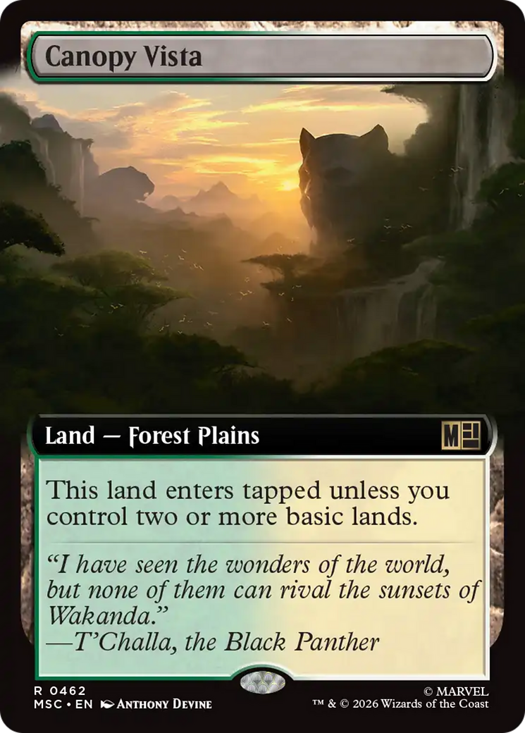 Canopy Vista (Extended Art) [Marvel Super Heroes Commander] | Gate City Games LLC