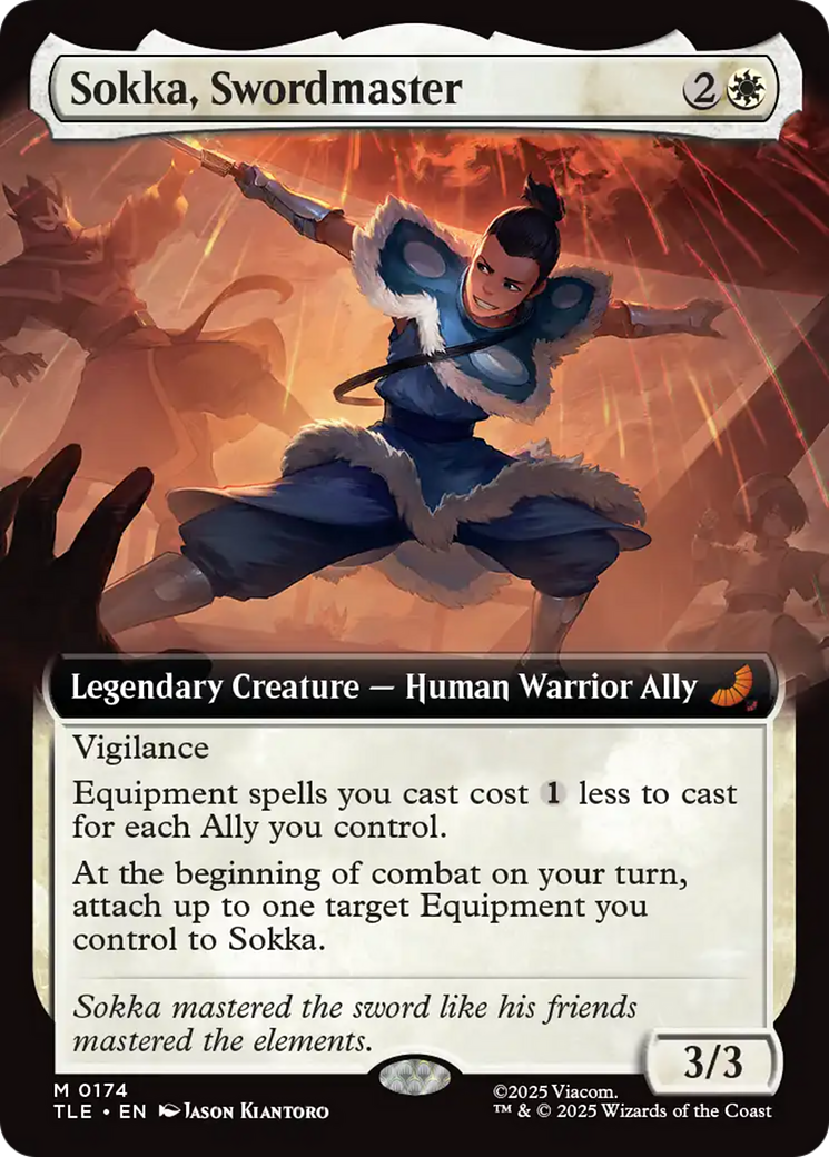 Sokka, Swordmaster (Extended Art) [Avatar: The Last Airbender: Eternal-Legal] | Gate City Games LLC