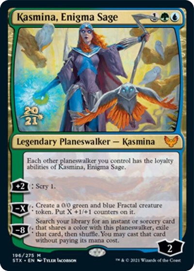 Kasmina, Enigma Sage [Strixhaven: School of Mages Prerelease Promos] | Gate City Games LLC
