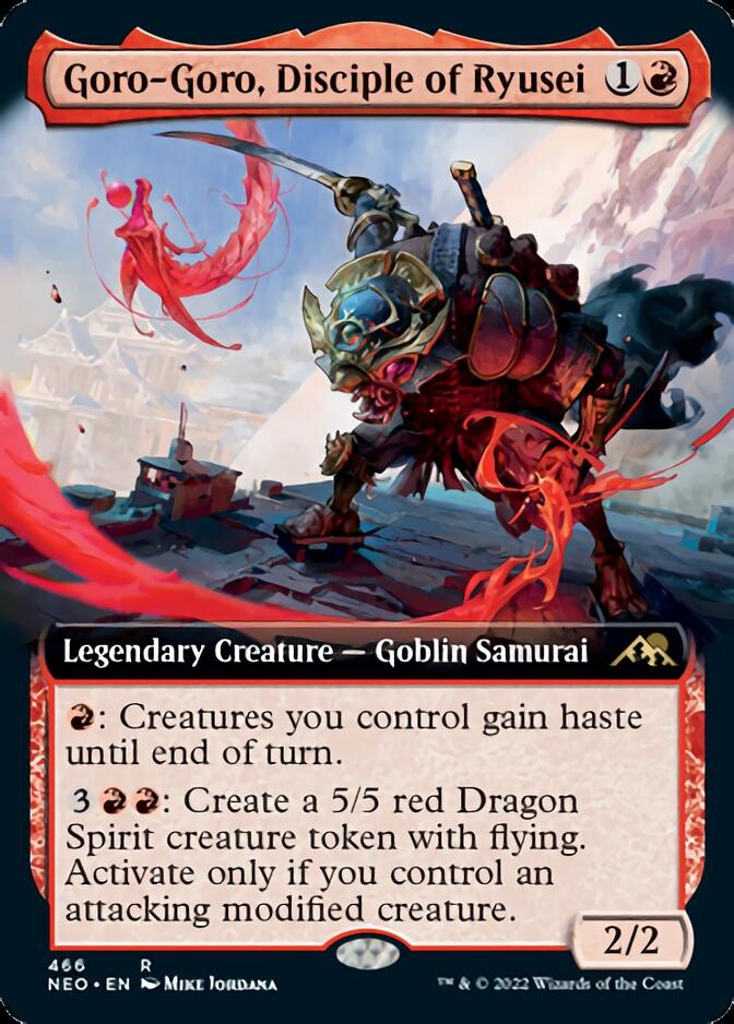 Goro-Goro, Disciple of Ryusei (Extended Art) [Kamigawa: Neon Dynasty] | Gate City Games LLC