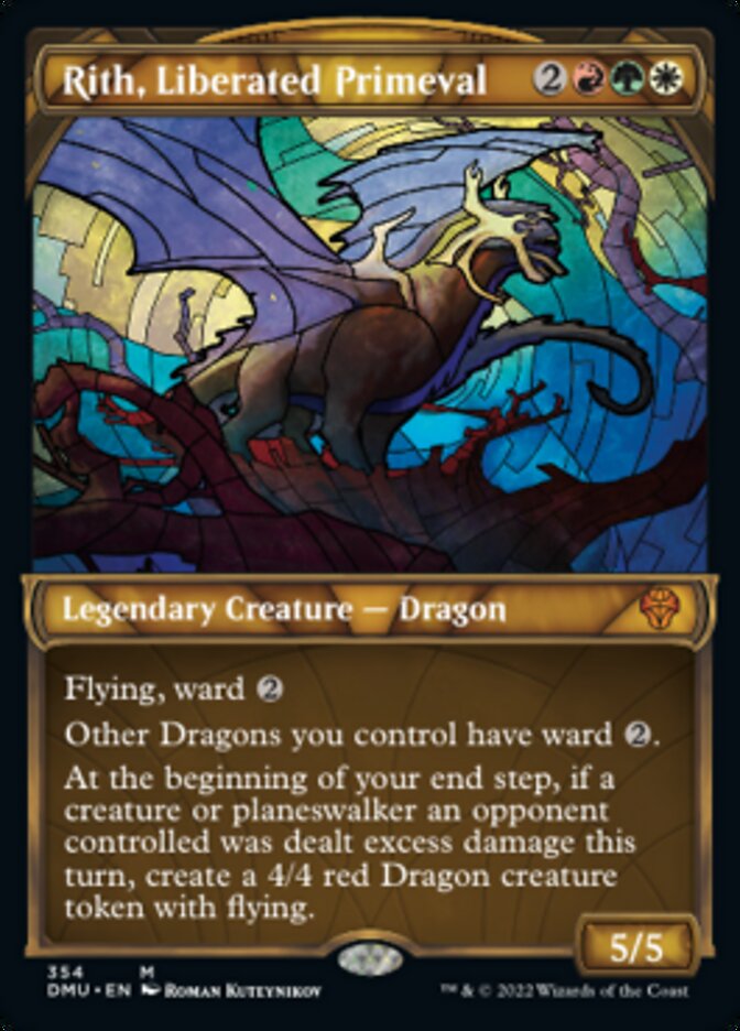 Rith, Liberated Primeval (Showcase Textured) [Dominaria United] | Gate City Games LLC