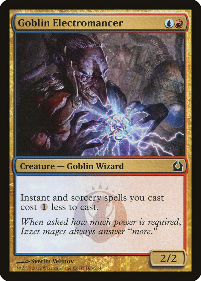 Goblin Electromancer [Return to Ravnica] | Gate City Games LLC