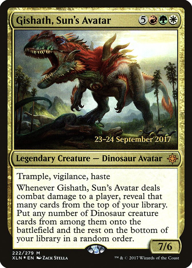 Gishath, Sun's Avatar [Ixalan Prerelease Promos] | Gate City Games LLC