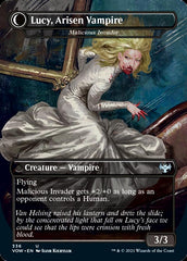 Innocent Traveler // Malicious Invader - Lucy Westenra // Lucy, Arisen Vampire [Innistrad: Crimson Vow] | Gate City Games LLC