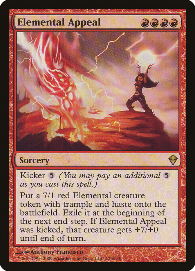 Elemental Appeal [Zendikar] | Gate City Games LLC