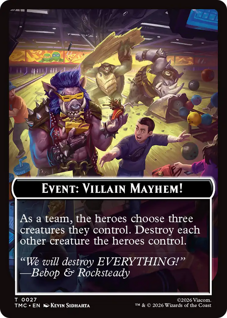 Event: Villain Mayhem! [Teenage Mutant Ninja Turtles Commander Tokens] | Gate City Games LLC