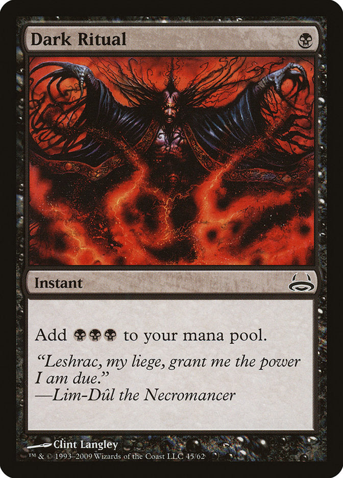 Dark Ritual [Duel Decks: Divine vs. Demonic] | Gate City Games LLC