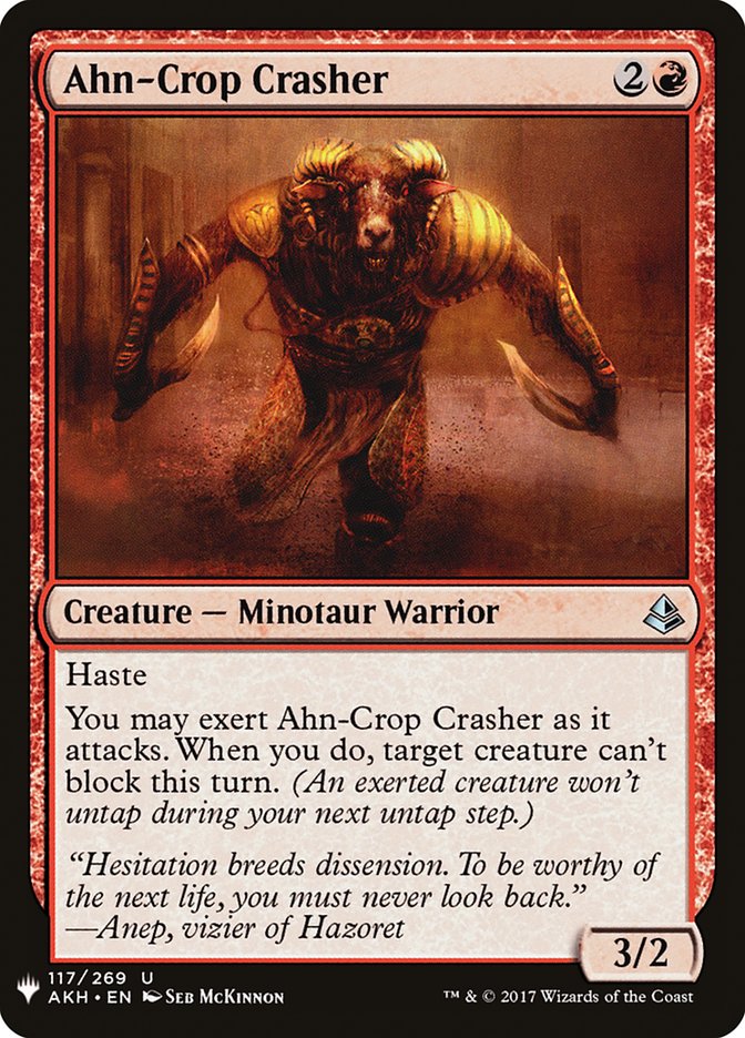 Ahn-Crop Crasher [Mystery Booster] | Gate City Games LLC