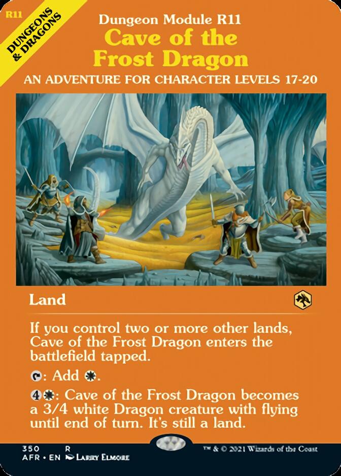 Cave of the Frost Dragon (Dungeon Module) [Dungeons & Dragons: Adventures in the Forgotten Realms] | Gate City Games LLC