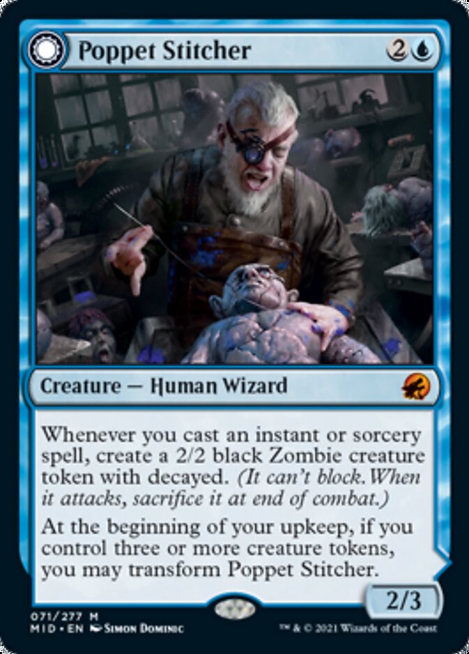 Poppet Stitcher // Poppet Factory [Innistrad: Midnight Hunt] | Gate City Games LLC