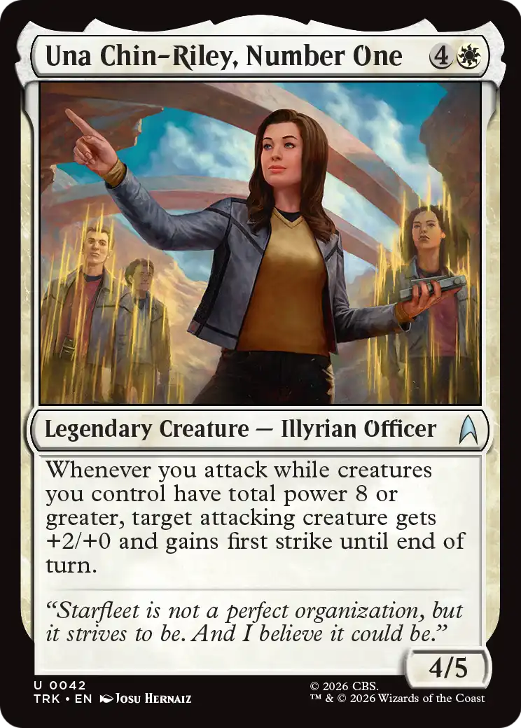 Una Chin-Riley, Number One [Star Trek] | Gate City Games LLC