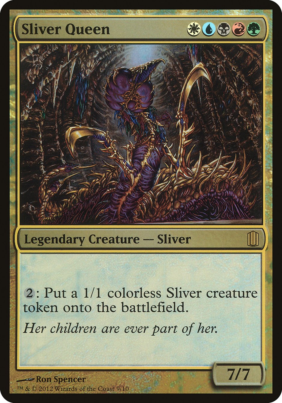 Sliver Queen (Oversized) [Commander's Arsenal Oversized] | Gate City Games LLC