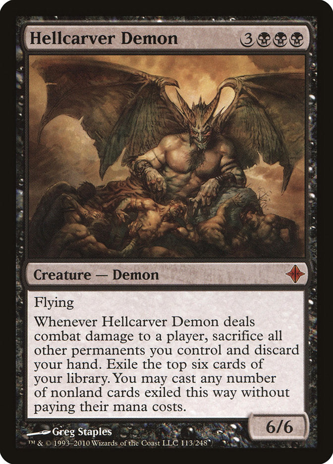 Hellcarver Demon [Rise of the Eldrazi] | Gate City Games LLC