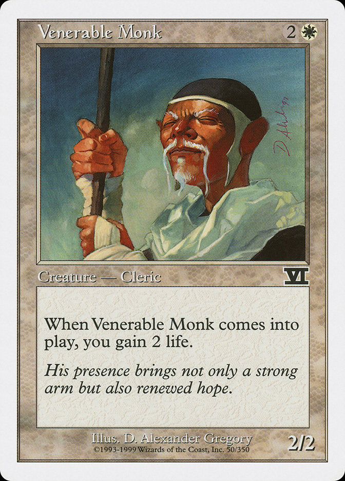 Venerable Monk [Classic Sixth Edition] | Gate City Games LLC