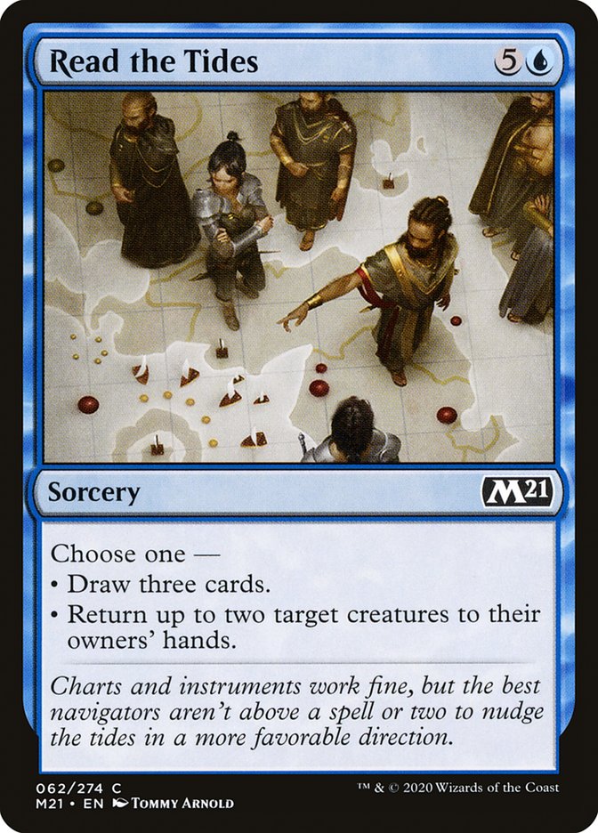 Read the Tides [Core Set 2021] | Gate City Games LLC