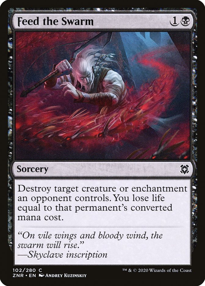 Feed the Swarm [Zendikar Rising] | Gate City Games LLC