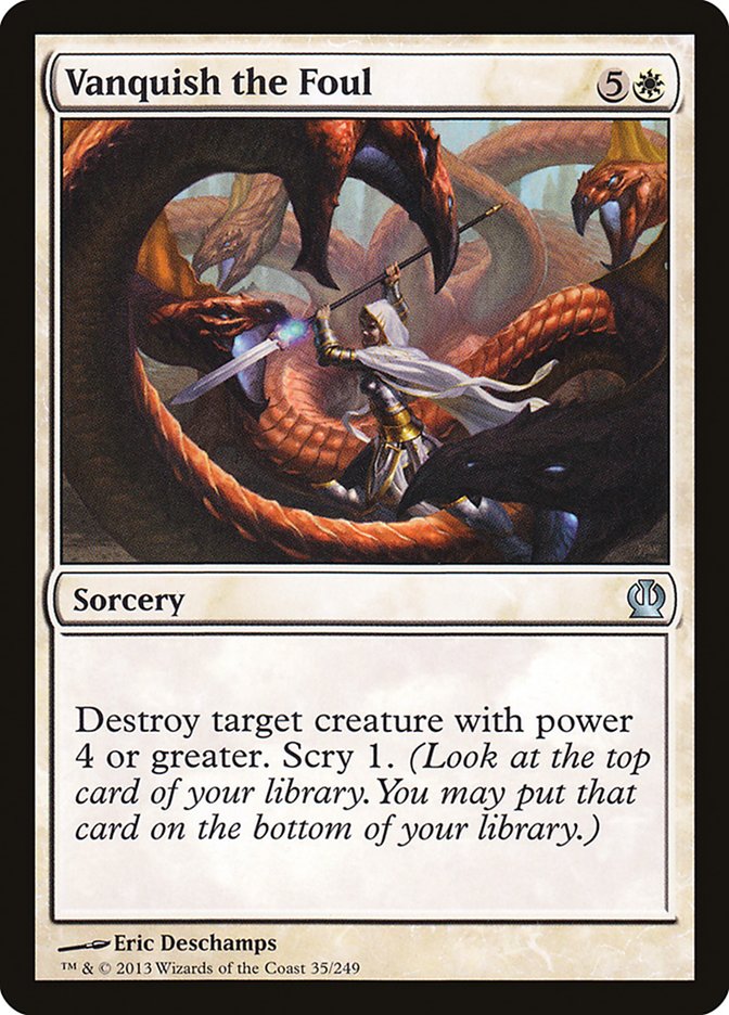 Vanquish the Foul [Theros] | Gate City Games LLC