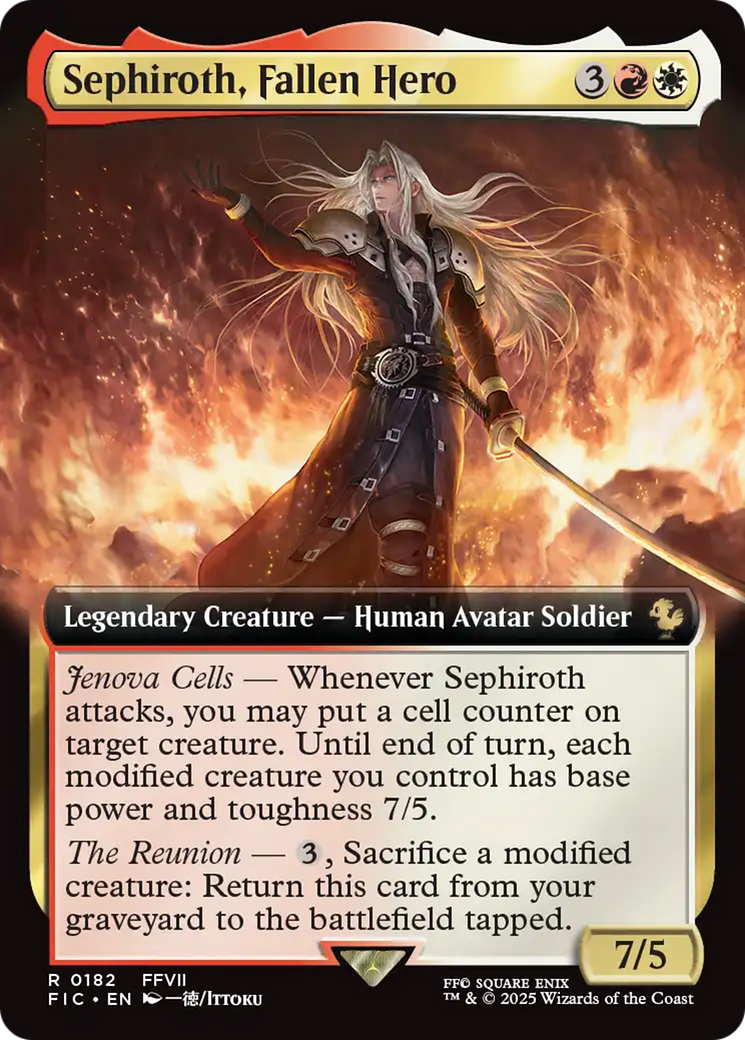 Sephiroth, Fallen Hero (Extended Art) [FINAL FANTASY Commander] | Gate City Games LLC