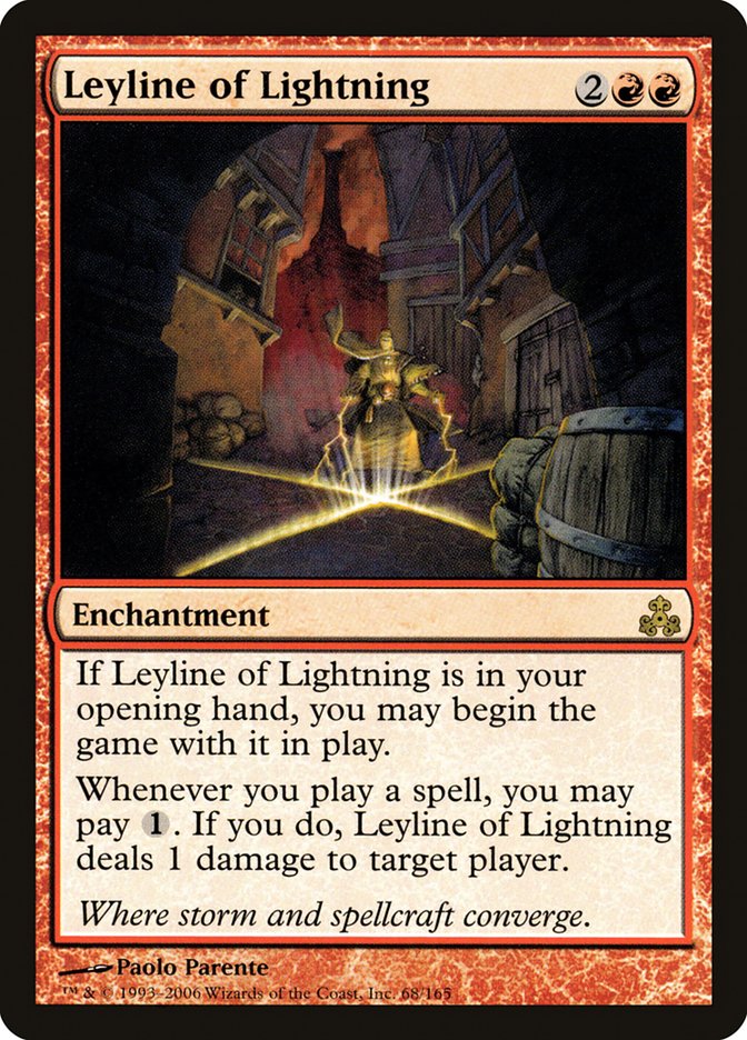 Leyline of Lightning [Guildpact] | Gate City Games LLC