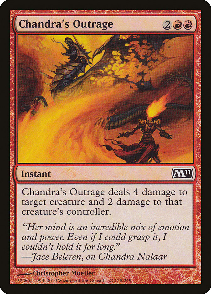 Chandra's Outrage [Magic 2011] | Gate City Games LLC