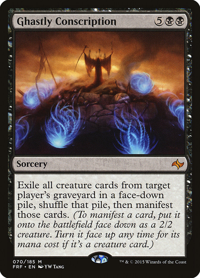 Ghastly Conscription [Fate Reforged] | Gate City Games LLC