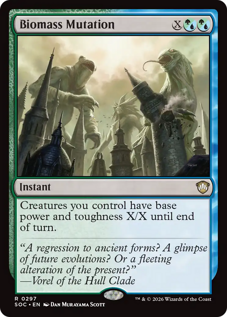 Biomass Mutation [Secrets of Strixhaven Commander] | Gate City Games LLC