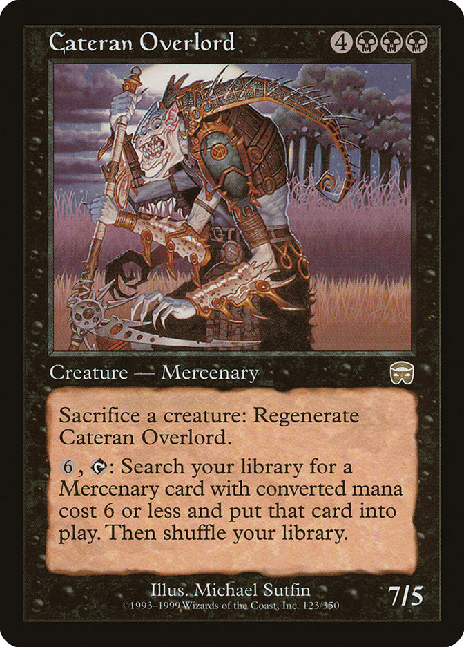 Cateran Overlord [Mercadian Masques] | Gate City Games LLC