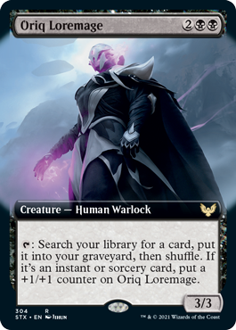Oriq Loremage (Extended Art) [Strixhaven: School of Mages] | Gate City Games LLC