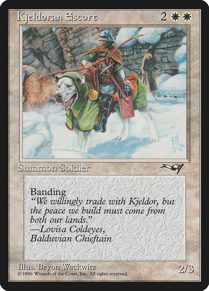 Kjeldoran Escort (Wall Background) [Alliances] | Gate City Games LLC