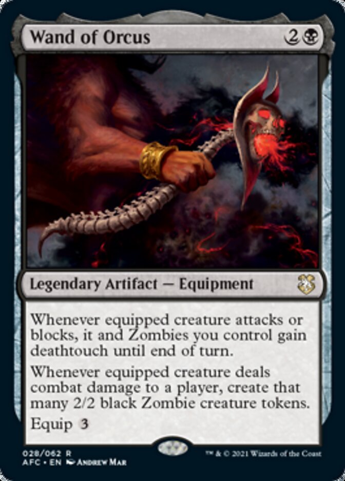 Wand of Orcus [Dungeons & Dragons: Adventures in the Forgotten Realms Commander] | Gate City Games LLC