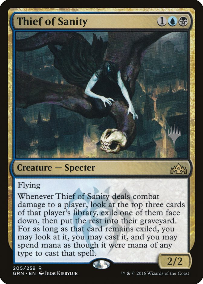 Thief of Sanity (Promo Pack) [Guilds of Ravnica Promos] | Gate City Games LLC