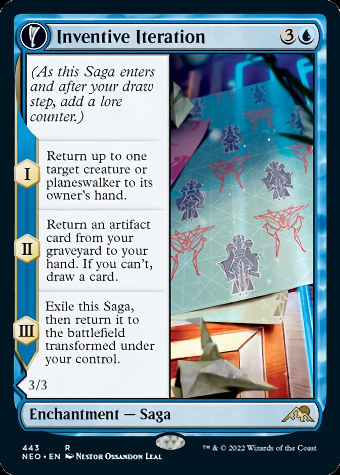 Inventive Iteration // Living Breakthrough (Extended Art) [Kamigawa: Neon Dynasty] | Gate City Games LLC