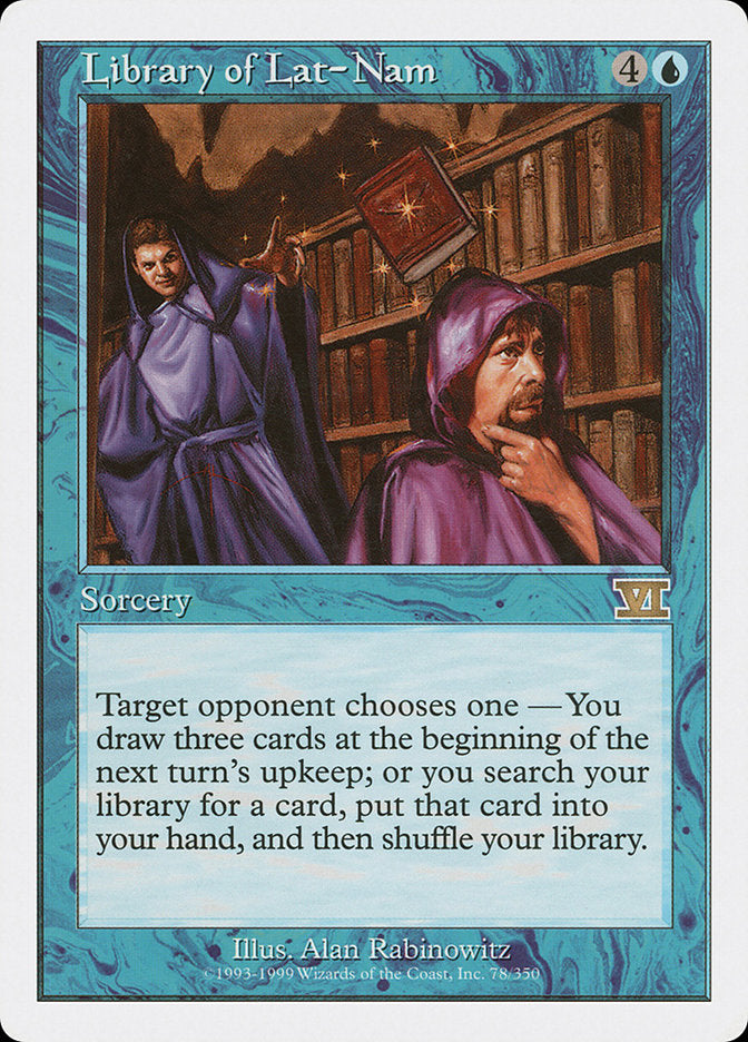 Library of Lat-Nam [Classic Sixth Edition] | Gate City Games LLC