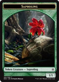 Saproling // Treasure (010) Double-Sided Token [Explorers of Ixalan Tokens] | Gate City Games LLC