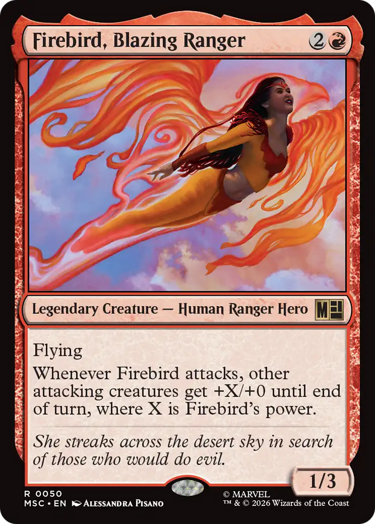 Firebird, Blazing Ranger [Marvel Super Heroes Commander] | Gate City Games LLC