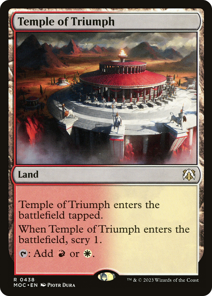 Temple of Triumph [March of the Machine Commander] | Gate City Games LLC