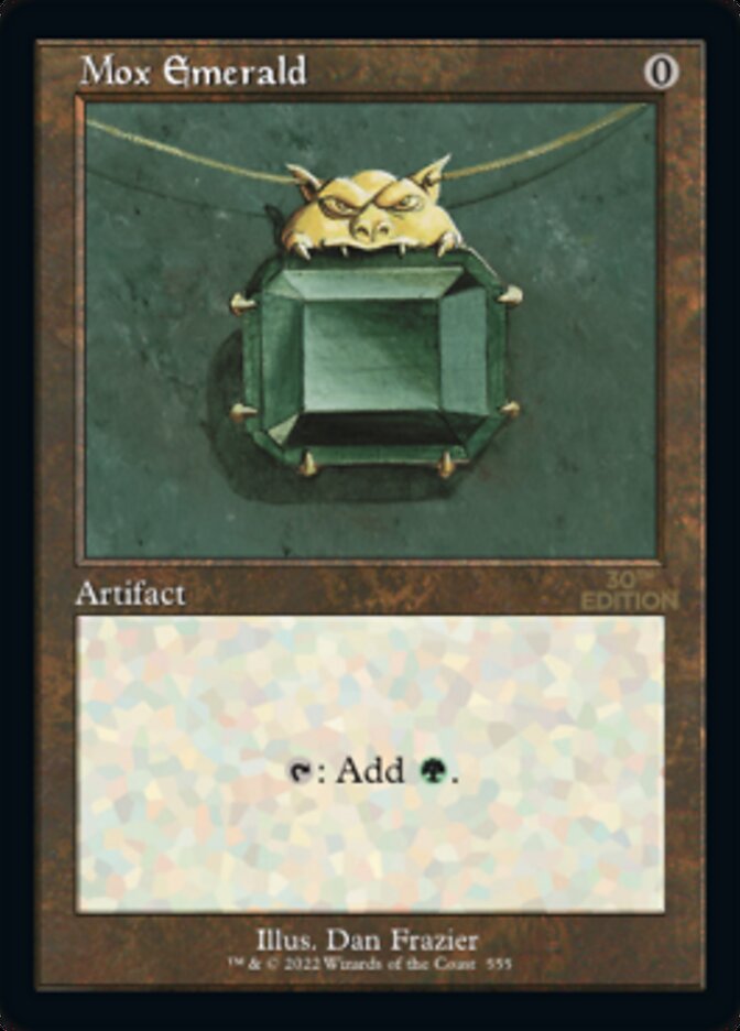 Mox Emerald (Retro) [30th Anniversary Edition] | Gate City Games LLC