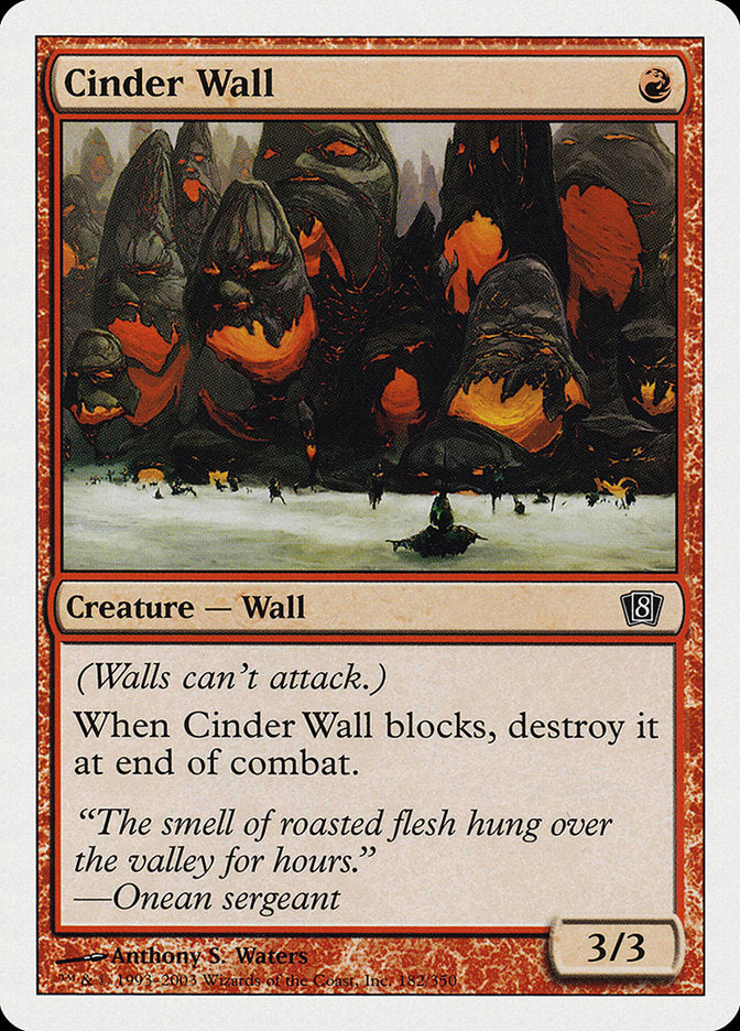 Cinder Wall [Eighth Edition] | Gate City Games LLC