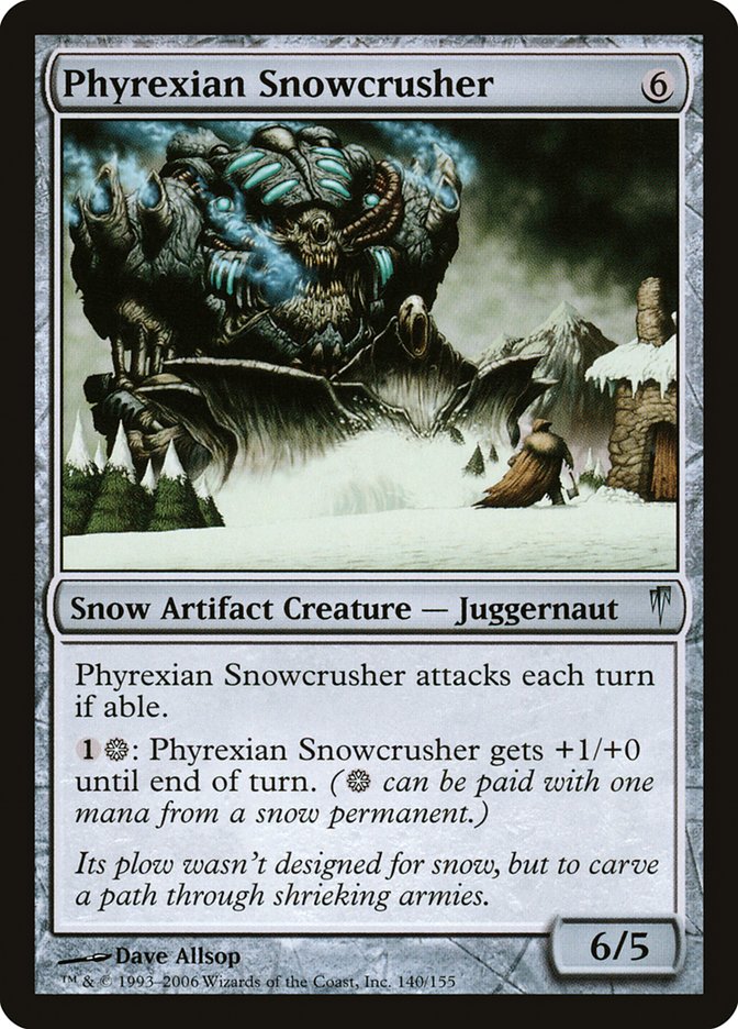 Phyrexian Snowcrusher [Coldsnap] | Gate City Games LLC