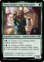 Oviya Pashiri, Sage Lifecrafter [Commander Masters] | Gate City Games LLC