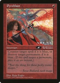 Pyroblast (4th Place) (Oversized) [Oversize Cards] | Gate City Games LLC