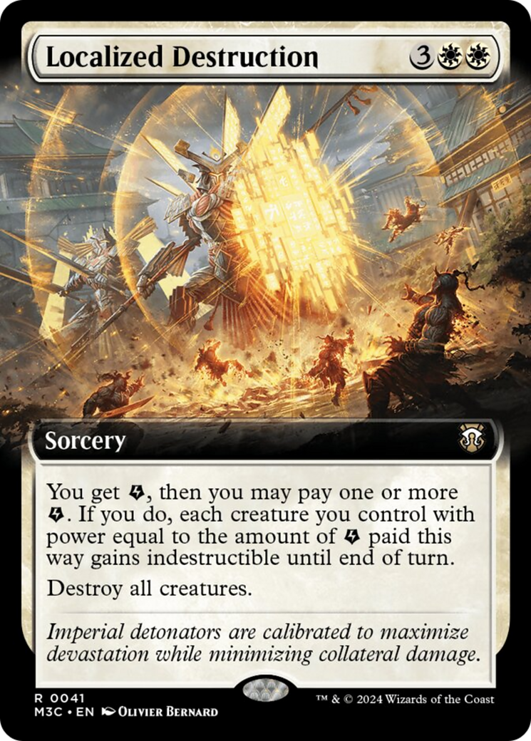 Localized Destruction (Extended Art) [Modern Horizons 3 Commander] | Gate City Games LLC