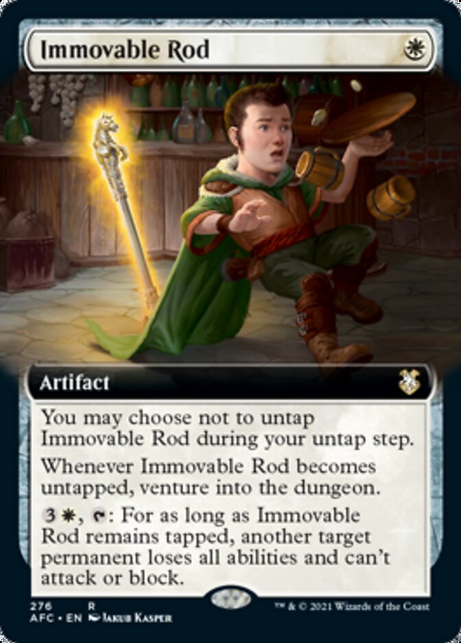 Immovable Rod (Extended Art) [Dungeons & Dragons: Adventures in the Forgotten Realms Commander] | Gate City Games LLC