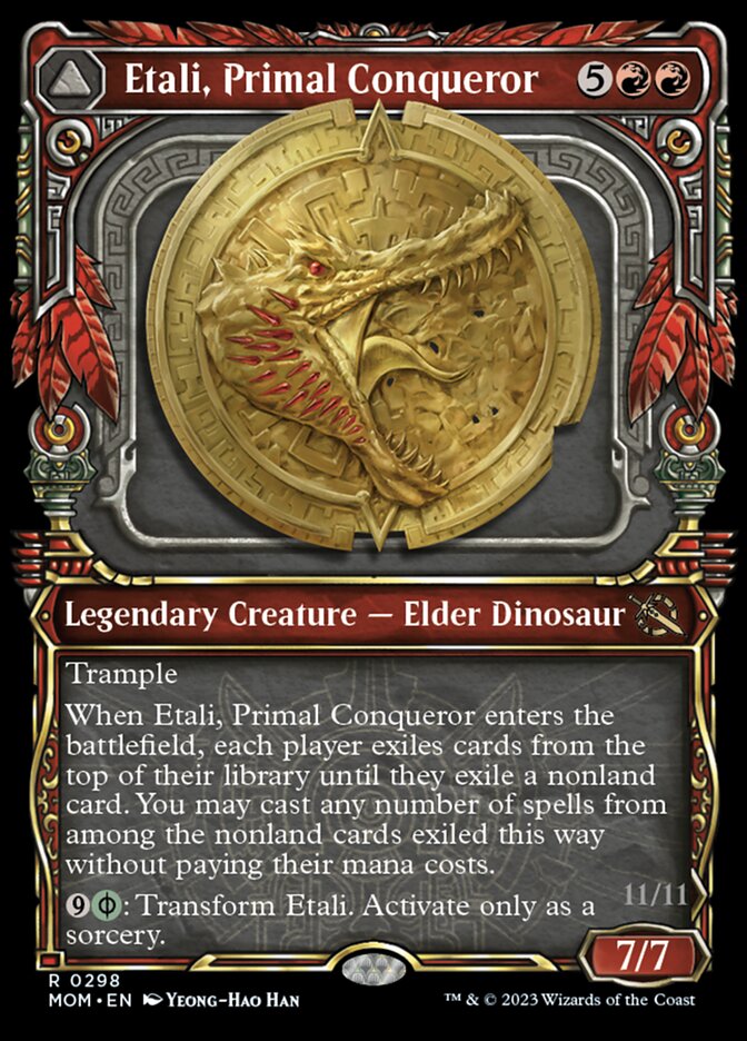 Etali, Primal Conqueror // Etali, Primal Sickness (Showcase Planar Booster Fun) [March of the Machine] | Gate City Games LLC